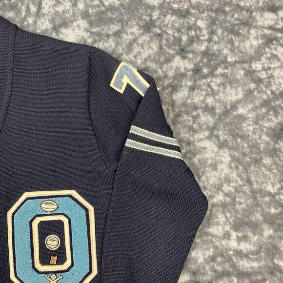 VTG Broadway Knitting Mills Sweater Size M Wool Varsity Letterman Oakmont HS 70s - Picture 11 of 14